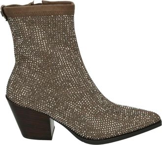 Pedro Miralles Taupe Westernlaars met G Breedte - Dames - Cowboylaarzen - Beige - 37 EU - Leer - Schoenen