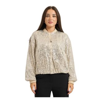 HUGO BOSS Dames, Jassen, Beige, Maat: XS Poliester