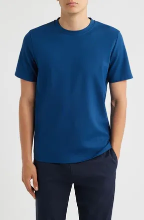 Theory Essential Crewneck T-Shirt in Estate Blue at Nordstrom, Size Xx-Large