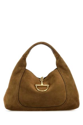 Gucci Brown Softbit Maxi Shoulder Bag