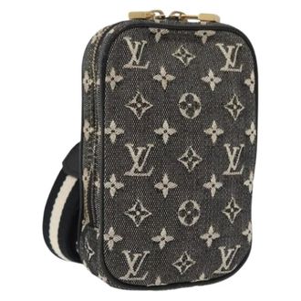 Louis Vuitton Pre-owned Cross Body Bags, female, Black, Size: ONE SIZE Pre-owned Monogram Mini Canvas Pouch