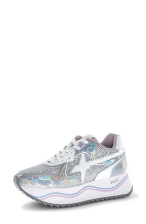 W6YZ Deva Sneaker in White Celeste at Nordstrom, Size 10Us