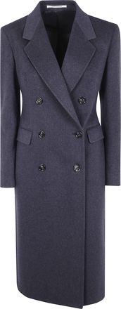 Tagliatore Womens C-meryl Coat - Dark Grey Wool - Size EU 44 (Womens)