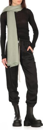 Rick Owens Tücher & Schals - Cashmere And Silk Foulard - Gr. unisize - in Grau - für Damen