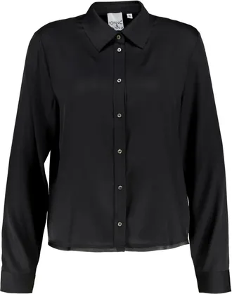 Emily van den Bergh Overhemden, Dames, Zwart, M, Shirts
