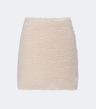 Moncler Minifalda de teddy