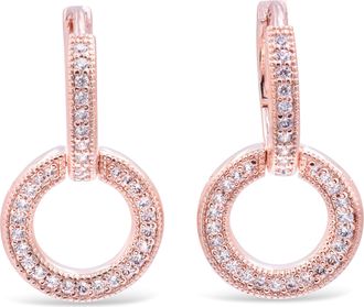 Pandora Sparkling Double Hoop Earrings