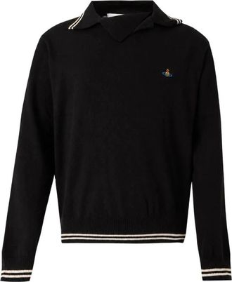 Vivienne Westwood Polo - Heren - Tops - Zwart - Maat: L Katoen