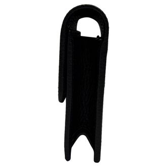 Gucci Gucci Dollar Interlocking G Portemonnee op Ketting in Zwart Kalfsleer