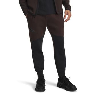 Under Armour Mens Unstoppable Fleece Joggers - Kona Brown/Black/Black Size XXL