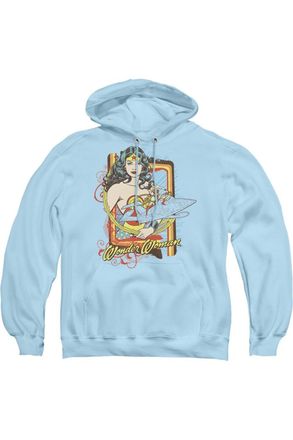 Gildan DC Comics Invisible Jet Adult Pull Over Hoodie / Hooded Sweatshirt