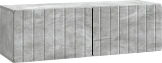 vidaXL Mueble De Tv De Pared 98 X 31 X 30 Cm Gris Hormig&oacute;n Vidaxl