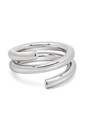 Nialaya Modern Spiral Ring in Silver at Nordstrom, Size 12