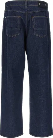Stone Island Wide-Leg Indigo Denim Jeans - Indigo