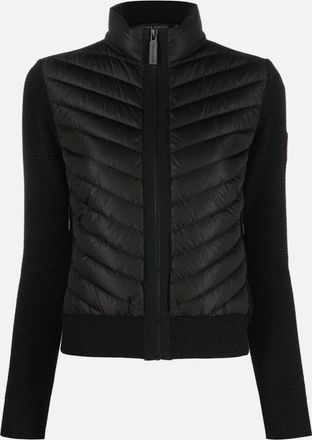 Canada Goose Womens Womens Hybridge Knitted Jacket Black - Size: 10/8