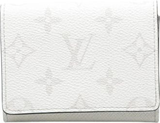 Louis Vuitton Pre-owned Wallets, female, White, Size: ONE SIZE Pre-owned Enveloppe Carte de Visite