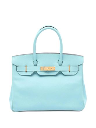 Hermès 2015 Birkin 30 Veau Epsom tote bag - Blue
