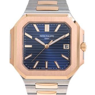 Patek Philippe Cubitus Two-Tone Automatic Blue Mens Watch 5821-1AR-001