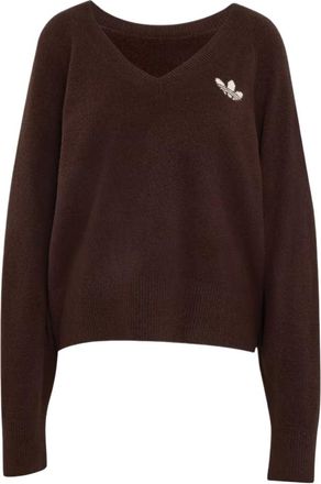 adidas (WMNS) adidas Essentials Knit Sweatshirt Asia Sizing Aurora Coffee IA4444