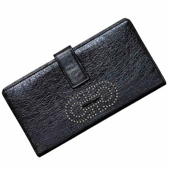 Ferragamo Vara Leather Long Wallet (Bi-Fold) (Pre-Owned)