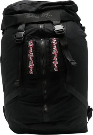 GR10K Waxed Zipped Backbag - Heren - Rugzakken - Zwart - ONE Size - Katoen - Tassen