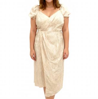 Elie Tahari Women Long Dress In Gold