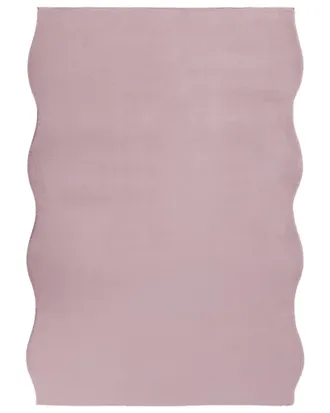 Beliani Tappeto Moderno Per Soggiorno, Corridoio E Ufficio In Casa In Ecopelliccia Viola A Pelo Lungo 160 X 230 Cm Dawa