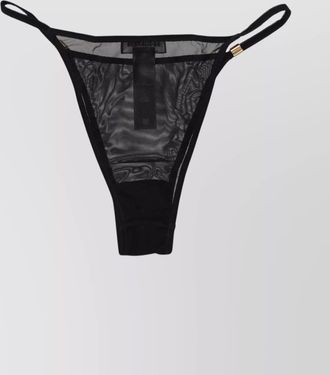 Dsquared2 thong sheer fabric elastic waistband