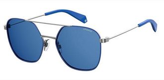 Polaroid PLD 6058/S Polarized PJP/C3 Mens Sunglasses Blue Size 56