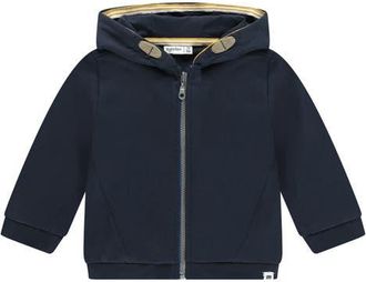 Babyface Zip Up Hooded Sweater in Night at Nordstrom, Size 12M