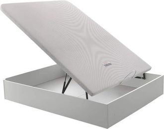 RELAX Canap&eacute; Abatible Relax Musa 3d Gran Capacidad Alturas 38/32 Cm Blanco - 105x190 Cm - Altura 32 Cm