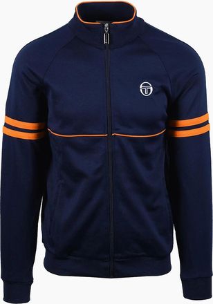 Sergio Tacchini Mens SERGIO TACCHINI ORION TRACK JACKET MARITIME BLUE/ORANGE PEPPER - Navy - Size: 42