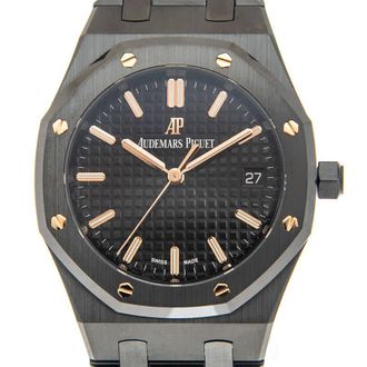 Audemars Piguet Royal Oak Automatic Black Dial Ladies Watch 77350CE.OO.1266CE.01