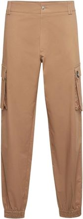 Philipp Plein Straight Cargo Fit Broeken - Heren - Slim Fit Broeken - Beige - L - Katoen - Broeken