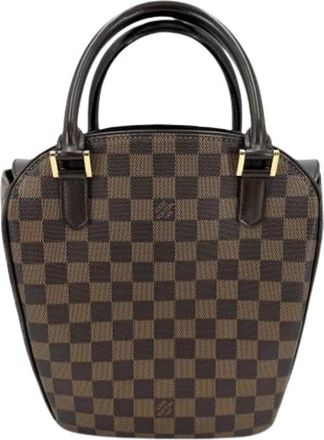 Louis Vuitton Tweedehands Canvas Louis Vuitton tassen - Dames - Vintage Handtas - Bruin - ONE Size - Vintage