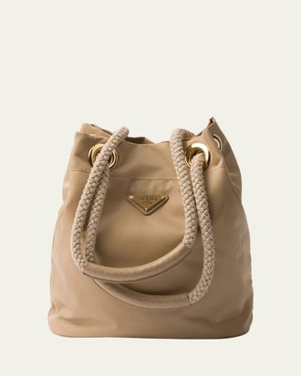 Prada Mariner Re Nylon Small Bucket Bag