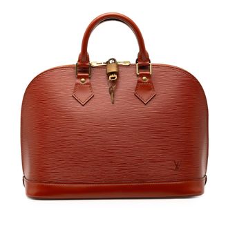 Louis Vuitton Pre-owned Womens Epi Alma Pm - Brown Leather - One Size