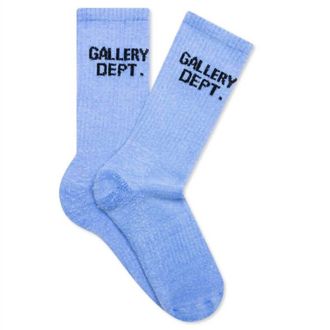 Gallery Mens Clean Socks In Fluorescent Blue