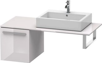 Duravit Duravit X-large Mueble Para Consola 6732, 1 Caj&oacute;n, 400mm, Color (frente/cuerpo): Laca Blanca Lila Alto Brillo - Xl673202727