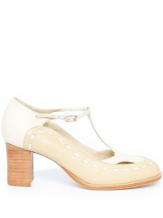 Sarah Chofakian 55 mm Sitting Room pumps - Beige