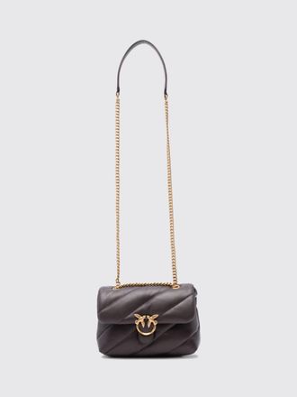 Pinko Mini borsa a spalla Classic Love Bag Puff in nappa matelass&eacute; con logo