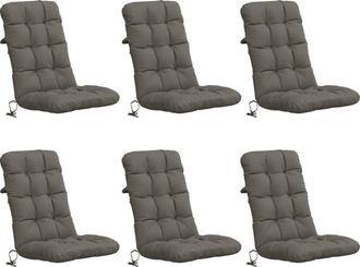 vidaXL Cojines Para Sillas De Respaldo Alto En 6 Piezas Vianen 6 Pcs Vidaxl