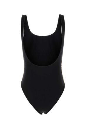 Burberry Womens Black Stretch Nylon Swimsuit Costumi Da Bagno Swimwear