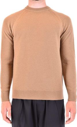 Jacob Cohen Textured Knit Sweater With Classic Crew Neckline