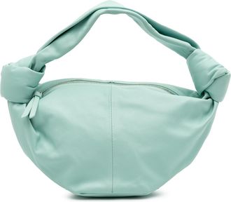 Bottega Veneta Pre-owned Womens Mini Jodie Top Handle Bag - Turquoise Leather - One Size