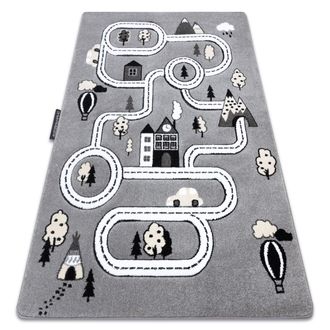 RugsX RugsX Petit Rug in Grey | Size: 140 cm x 190 cm