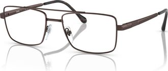 Sferoflex 56mm Square optical glasses in Brown at Nordstrom