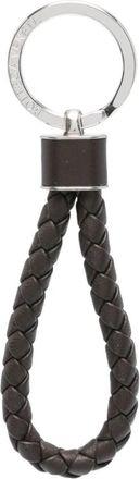 Bottega Veneta Intreccio Sleutelhanger - Heren - Sleutelhangers & Tashangers - Bruin - ONE Size - Leer - Accessoires