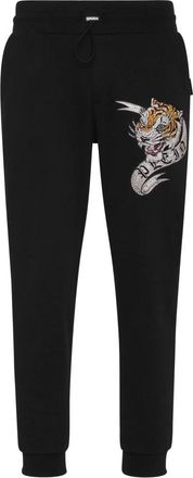 Philipp Plein Jogging Broeken Tattoo - Heren - Sweatpants - Zwart - 3XL - Katoen - Broeken