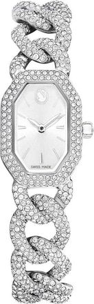 Swarovski Accessoires, Dames, Grijs, ONE Size, Elegante Zilveren Horloge voor Vrouwen
